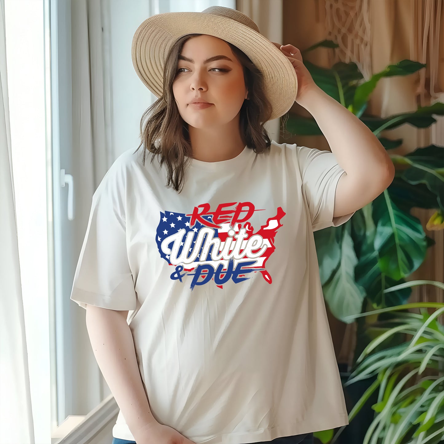 Red White & Due Tee