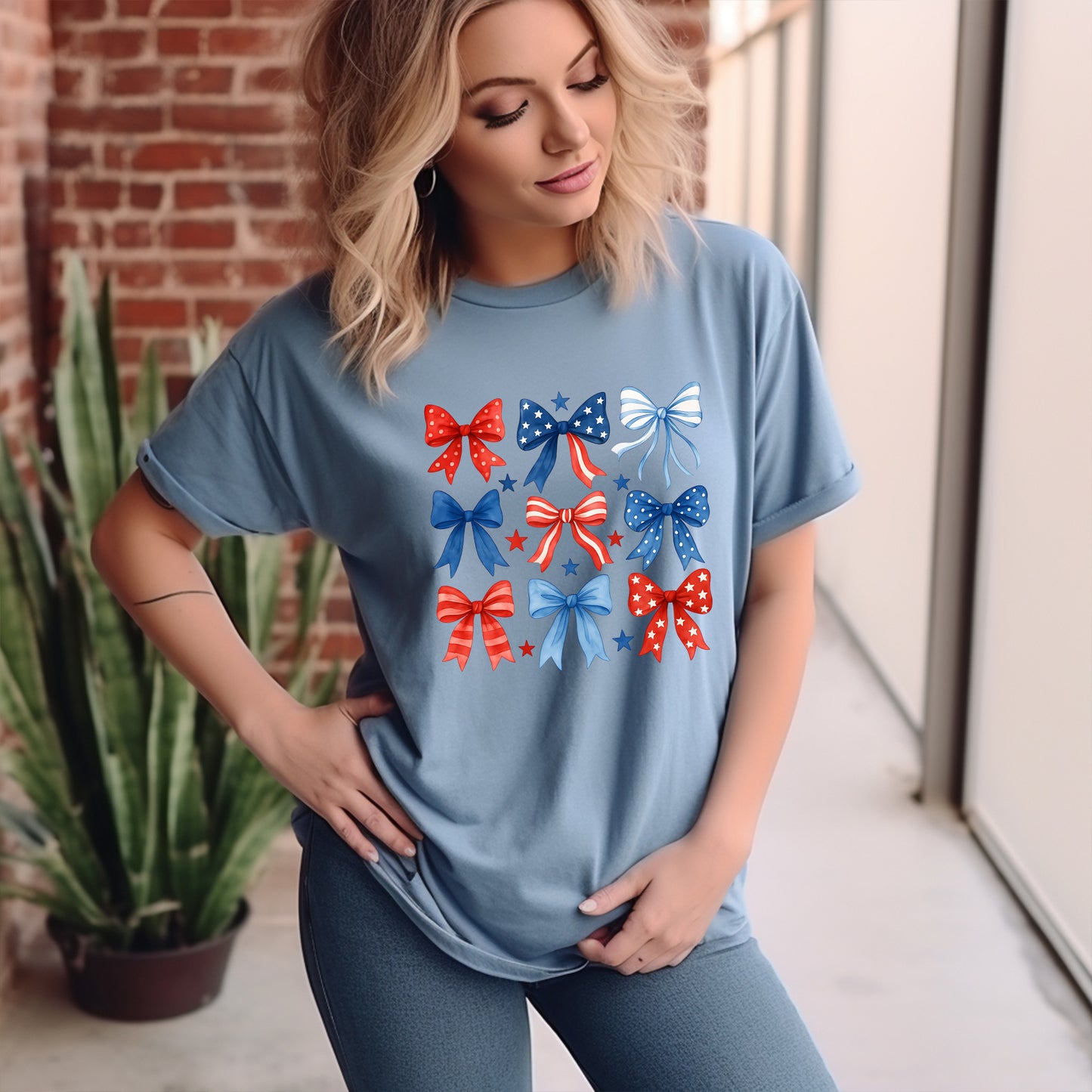 Patriotic Bows Tee